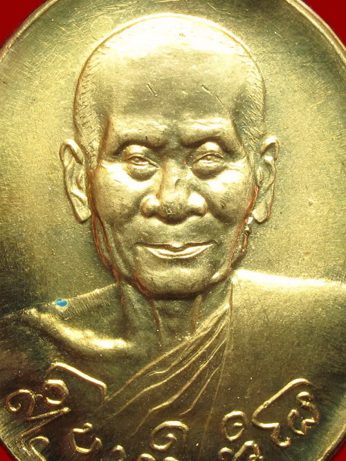 เหรียญรูปเหมือน ครูบาอิน รุ่นไจยะเบงชร ปี 2545 เนื้อทองจังโก๋ ผิวสวยๆ สุดยอดหายาก #9