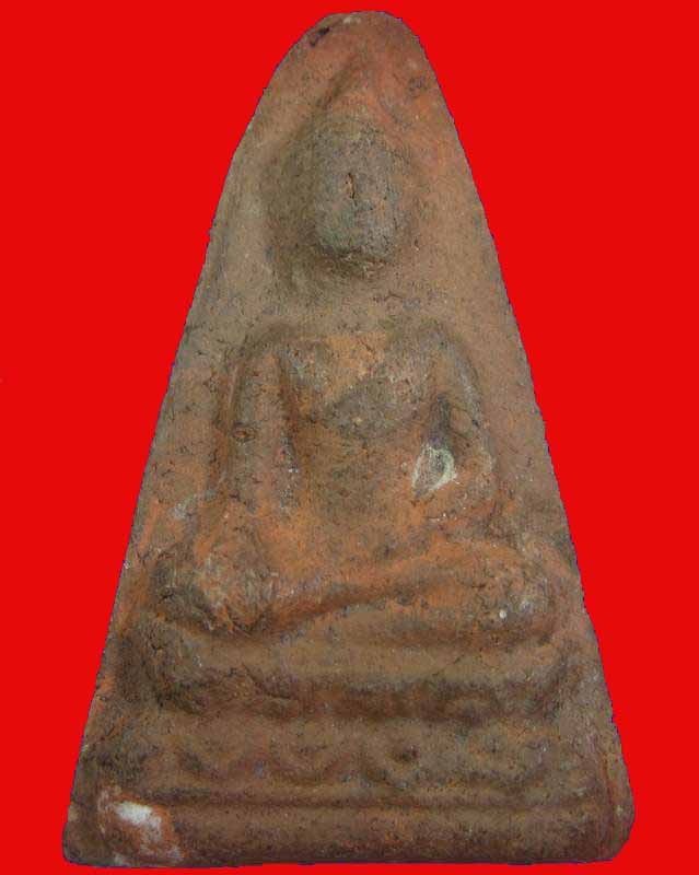 "เคาะเดียว"พระเนื้อดินพิมพ์พระพุทธบัวสองชั้น ไม่ทราบที่ครับ