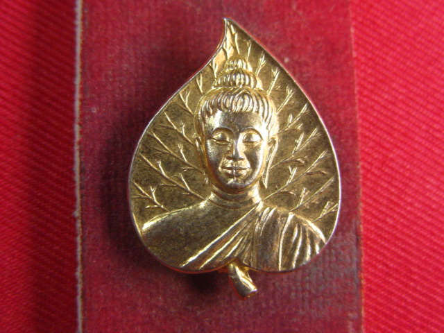 "จ่าสันต์" แดงเคาะเดียว/เข็มกลัดพระพุทธใบโพธิ์  จิตตภาวันวิทยาลัย