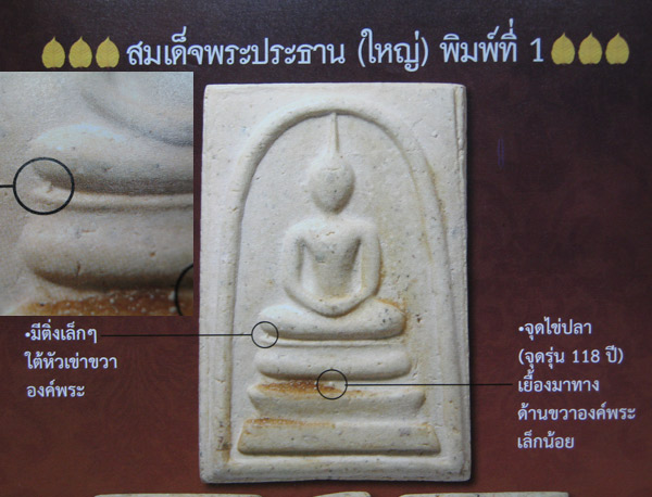 118ปี วัดระฆัง พิมพ์นิยมเข่าจุด บล็อกแรก/2