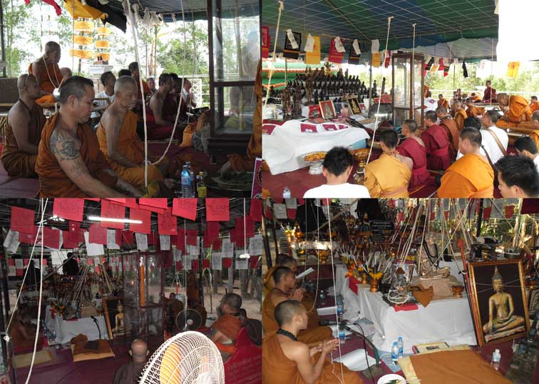 หลวงปู่ทวดพิมพ์ใหญ่ เนื้อว่าน108 ฝังตะกรุดทองฝาบาตรพลอยเสก วัดป่าช่องกุ่ม ปี55