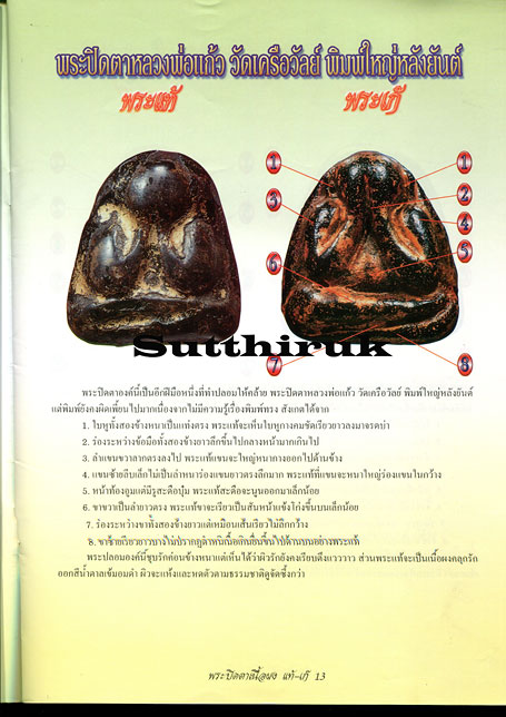 หนังสือ ข้อแตกต่างระหว่าง พระปิดตาเนื้อผง แท้-เก๊