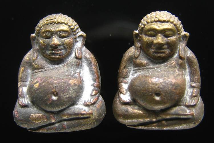 **ทีเดียว 2 องค์ *พระสังกัจจายน์ สมเด็จญาณฯ วัดบวรฯ ปี 43 เนื้อนวะ เลข 265 และ 298 เคาะเดียวแดง**