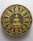 *** หนึ่งในแผ่นดิน *** พระพุทธมหามงคลเทพ ๘ ทิศ เนื้อดำปัดทอง ขนาด ๕.๓ ซม.วัดไผ่ล้อม จ.นครปฐม