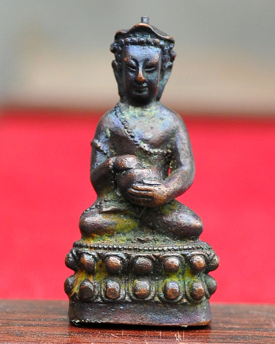 พระกริ่ง รุ่น ๑ หยดน้ำมนต์ (แช่น้ำมนต์) หลวงปู่คำบุ วัดกุดชมภู