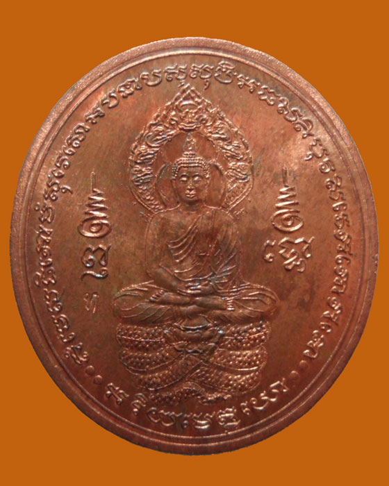 *** จ.เลย *** เหรียญพระนาคปรก หลวงปู่ท่อน ญาณธโร วัดศรีอภัยวัน ปี๒๕๕๔