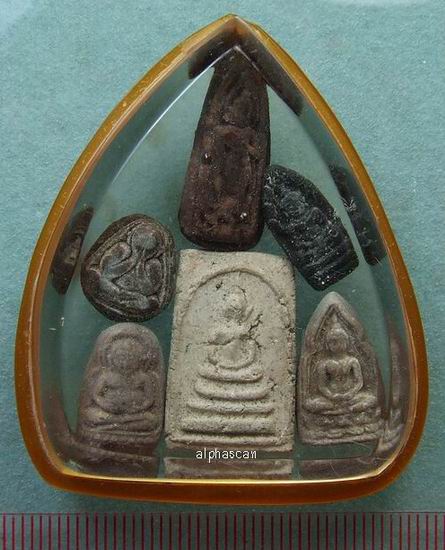 6องค์***พระผงรุ่นพิเศษเบญจภาคี ลพ.สมภพ วัดสาลีโข นนทบุรี พศ.2514***