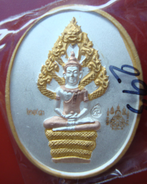 เหรียญนาคปรก หลวงพ่อสาคร วัดหนองกรับ"รุ่นกฐิน ปี2551"3กษัตริย์..no.๒๙๓