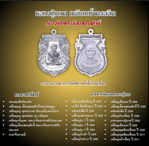 เหรียญฉลุ หลวงปู่ทวด รุ่น เจริญพร เลื่อนสมณศักดิ์ วัดพะโค๊ะ เนื้อเงิน หมายเลข ๗๔