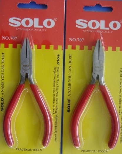 @@คีมหนีบ ห่วง SOLO.ทนคุ้มค่าเกินราคาขนาด 5 นิ้ว .2 อัน@No.707@