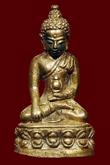 พระกริ่งเฉลิมพล รุ่นสร้างโรงพยาบาลโคกโพธิ์ วัดข้างให้ ปี 2539 เนื้อทองทิพย์