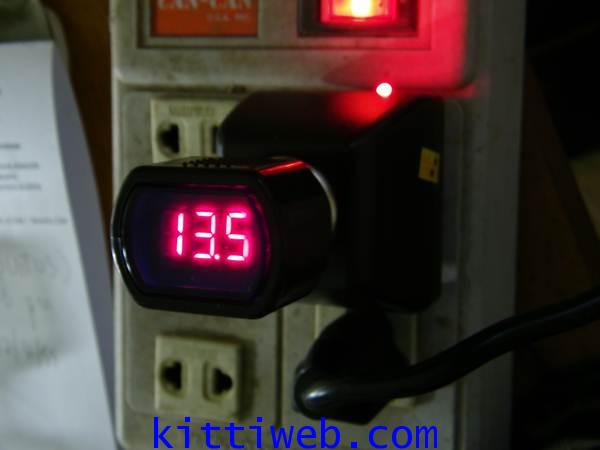 ที่วัดไฟแขตเตอร์รี่รถ Car Electric Meter