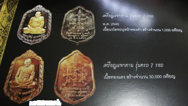 เหรียญแจกทาน รุ่นครบ๗รอบ หลวงปู่ทิม วัดพระขาว จ.อยุธยา เนื้อทองแดง ปี2540