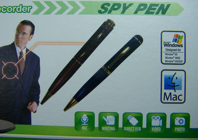 ปากกา สายลับ Spy Pen เคาะเดียวแดง มีติดไว้ เพื่อความปลอดภัย 