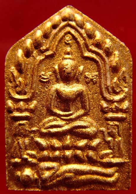 ขุนแผนพรายกุมารรุ่นผ้าป่าปี46พิมพ์เล็กตะกรุดเงิน(องค์จริงเลี่ยมพลาสติก3ห่วง)