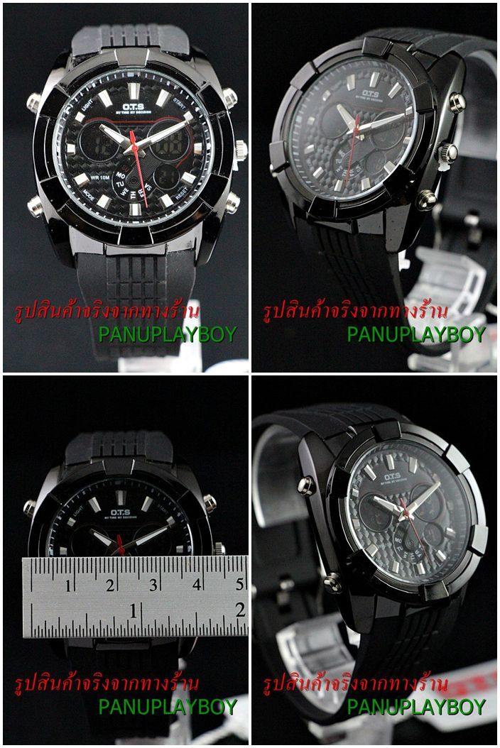 นาฬิกา OTS WATCH นาฬิกานำเข้าจากประเทศเกาหลีของแท้ 100พร้อมกล่อง ใบ ป้าย PinkGold 2