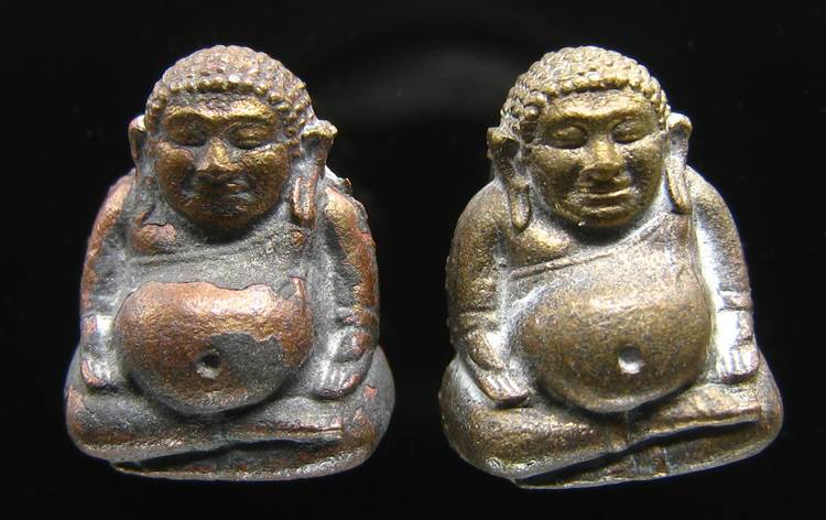 **ทีเดียว 2 องค์ *พระสังกัจจายน์ สมเด็จญาณฯ วัดบวรฯ ปี 43 เนื้อนวะ เลข 457 และ 918 เคาะเดียวแดง**