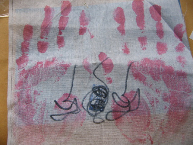 ผ้ายันต์ลายมือ หลวงปู่สรวง วัดไพรพัฒนา ออกที่วัดเลียบฯ ขนาด 8 x 8 นิ้ว มีจาร เคาะเดียวครับ
