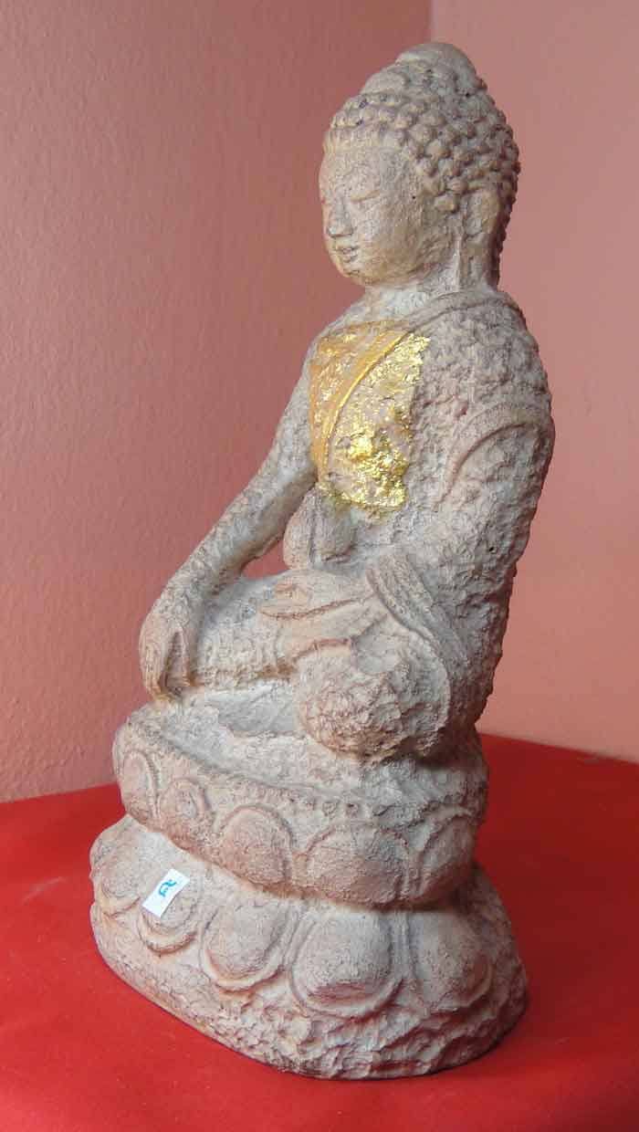 (((วัดใจ๑๐บาท)))พระกริ่งบูชา “สมเด็จพระยศเศรษฐี” หน้าตัก 4.5 นิ้ว เนื้อศิลาแลงหล่อ พระสร้างใหม่พุทธ