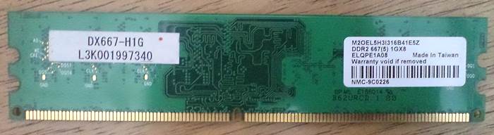 ขายRAM มือสอง DDR2 / 667  / 1GB  รับประกัน1เดือน
