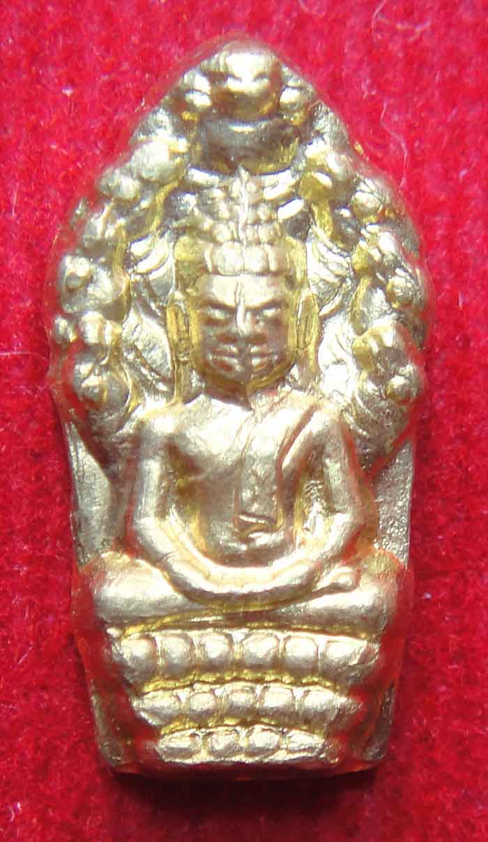 (((วัดใจ๑๐บาทค่ะ)))พระนาคปรกใบมะขาม หลวงพ่อโอด วัดจันเสน ปี 2536