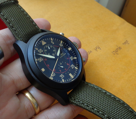 นาฬิกา IWC สวย swiss body แท้, TOP GUN PILOT WATCH