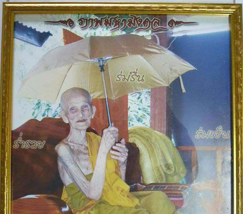 ภาพมหามงคลขนาดใหญ่เต็มองค์หลวงปู่ ญาท่านสวน ฉนฺทโร วัดนาอุดม หลวงปู่ปลุกเสก ครับ
