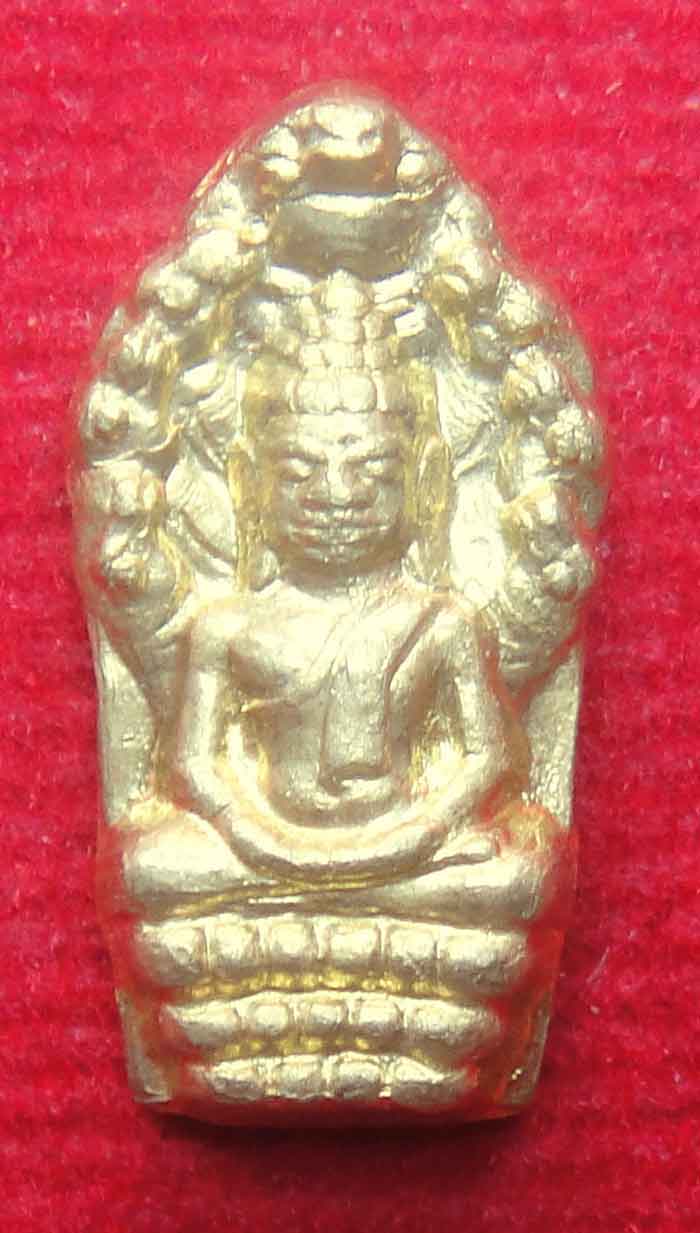 (((วัดใจ๑๐บาทค่ะ)))พระนาคปรกใบมะขาม หลวงพ่อโอด วัดจันเสน ปี 2536