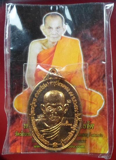 สมปราถนา หลวงปู่นาม วัดน้อยชมภู่ เนื้อทองแดง 3