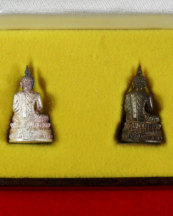 พระชัยวัฒน์นิรันตราย ญสส. สมเด็จพระญาณสังวร วัดบวรนิเวศวิหาร เนื้อเงินและเนื้อนวโลหะ