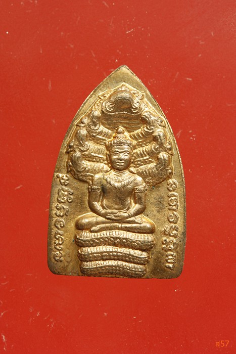 ้เหรียญนาคปรก หลวงปู่ผ่าน วัดป่าปทีปบุญาราม จ.สกลนคร รุ่นผ่านตลอดปลอดภัย
