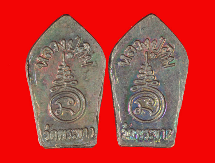 พระนาคปรกใบมะขาม หลวงปู่ทิม วัดพระขาวจ.อยุธยา 2 องค์.