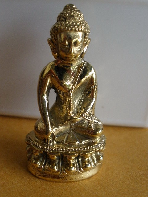 พระกริ่งพรหมรังสี ( รุ่นแรก) หลวงปู่นาม วัดน้อยชมภู่ สุพรรณ เนื้อทองฝาบาตรก้นทองฝาบาตร พร้อมกล่องเดิ
