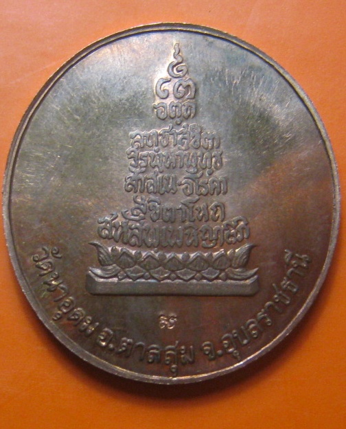 เหรียญประสบการณ์ฟ้าผ่า หลวงปู่สวน ฉันทโร ปี 2549