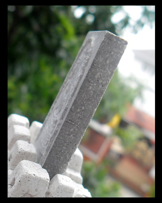 > เคาะเดียว << สมเด็จพระศาสดา หลังลายเซ็นต์ เนื้อลายหินอ่อน วัดบวรฯ ปี 2536