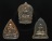 **3 เซียนจิ๋ว 3 องค์ เนื้อนวะ หลวงพ่อเกษม ปี 37 เคาะเดียวแดง**BU61