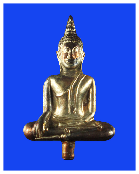 พระพุทธยอดธงไม่ทราบที่หลังยันต์สวย