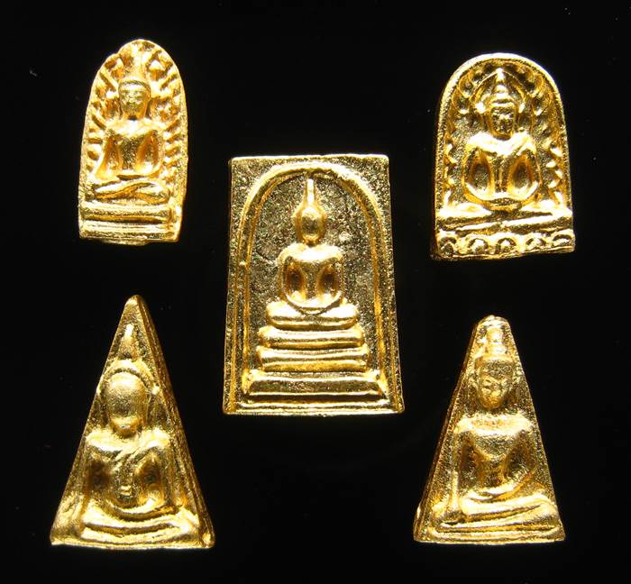 **พระเบญจภาคี ญสส.87 เนื้อสำริดกะหลั่ยทอง ปลุกเศก 9 วาระ เคาะเดียวแดง**DA11
