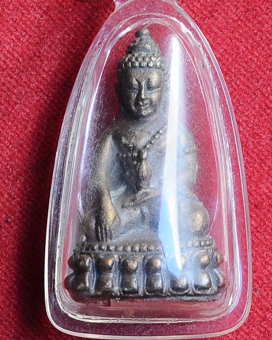 พระกริ่งใหญ่ หลวงปู่คำบุ วัดกุดชมภู ก้นอุดผง+ตะกรุด+จีวร