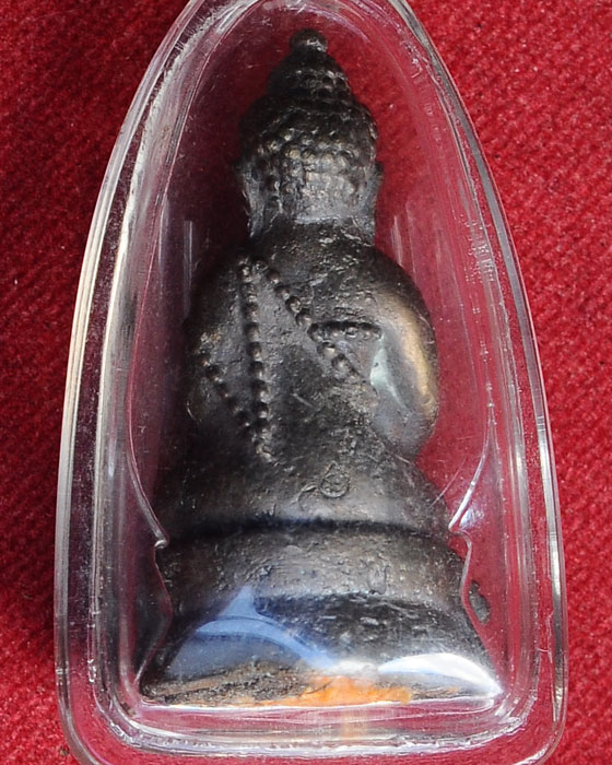 พระกริ่งใหญ่ หลวงปู่คำบุ วัดกุดชมภู ก้นอุดผง+ตะกรุด+จีวร
