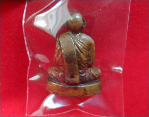 รูปเหมือนปั้มหลวงพ่อขอม ปี2505 พิมพ์หน้าแก่
