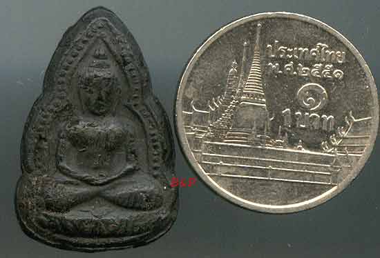 *พุทธชินราชเข่าตุ่ม ใบลาน..ลพ.เงิน วัดดอนยายหอม*