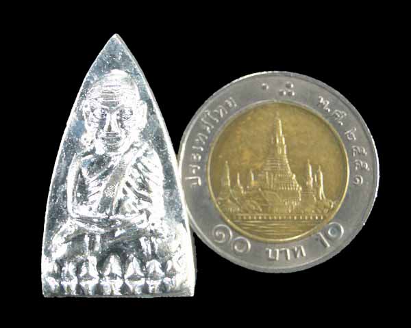 หลวงปู่ทวดเนื้อนวะพรายเงิน 2 หน้าโค้ดกรรมการ ญสส วัดบวร