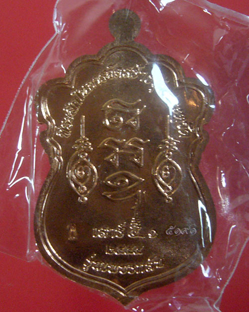 เหรียญเสมาเนื้อทองแดง หลวงพ่อคง วัดเขากลิ้ง จ.เพชรบุรี ปี 2554 