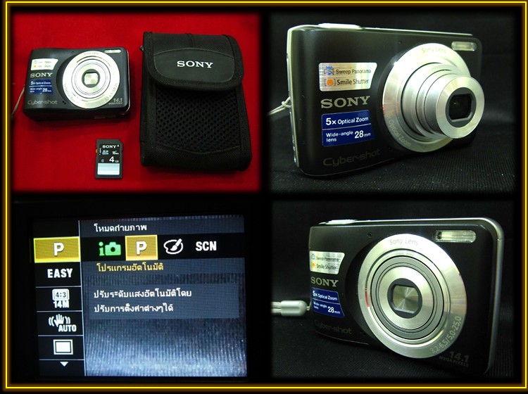 เคาะเดียว กล้อง digital Sony Cyber-shot DSC-S5000 สีดำ