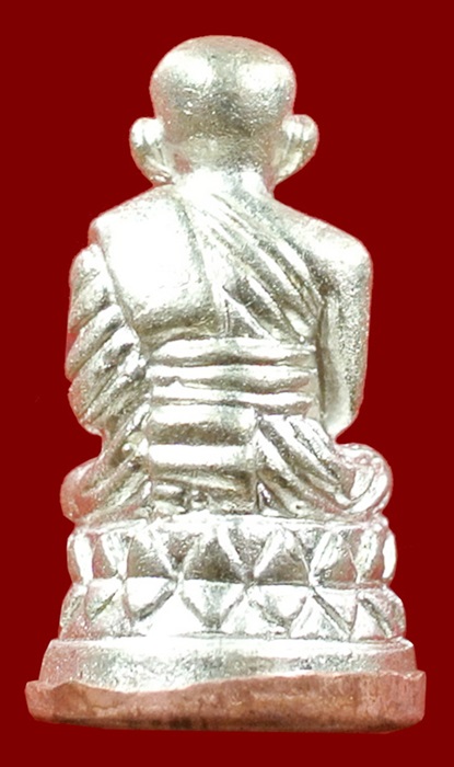 หลวงปู่ทวด บัวรอบใหญ่ เนื้อนวะโลหะพรายเงิน ฐานนาค สมเด็จพระสังฆราชฯ วัดบวรนิเวศฯ