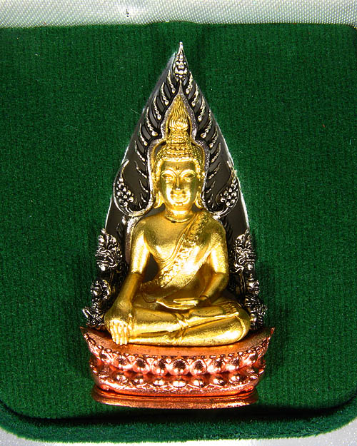พระพุทธชินราช รุ่นจอมราชันย์ ชุบสามกษัตริย์ No.715