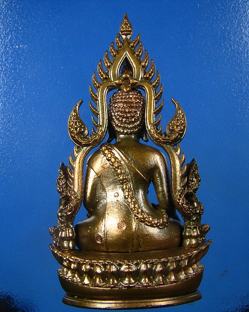 พระพุทธชินราช พิมพ์แต่งฉลุลอยองค์ รุ่น จอมราชันย์ เนื้อบรอนซ์นอก(สำริด) หมายเลข 6566