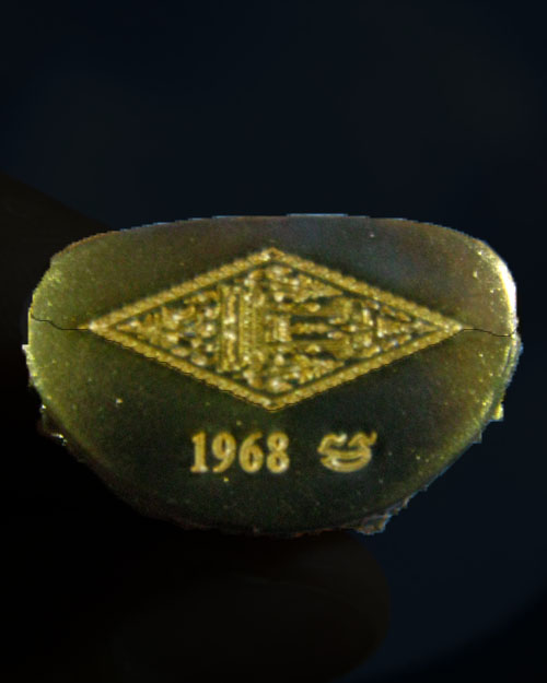 พระพุทธชินราช รุ่นจอมราชันย์ องค์พระชุบเงิน ซุ้มนวโลหะ no.1968