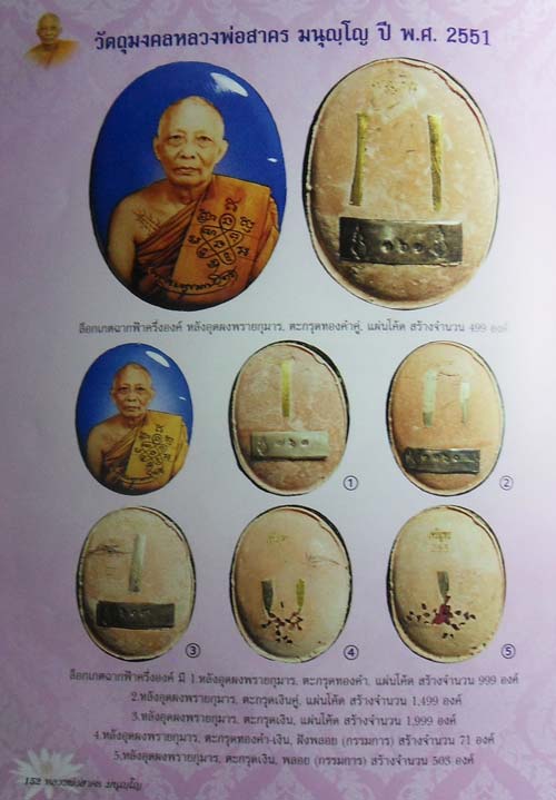 ล็อกเก็ตหลวงพ่อสาครฉลองอายุ70ปี N.250 พร้อมกล่องเดิมๆ